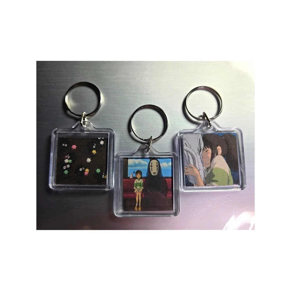 Lot of x3 Sen to Chihiro no Kamikakushi Keychain Bathhouse Spirit Anime